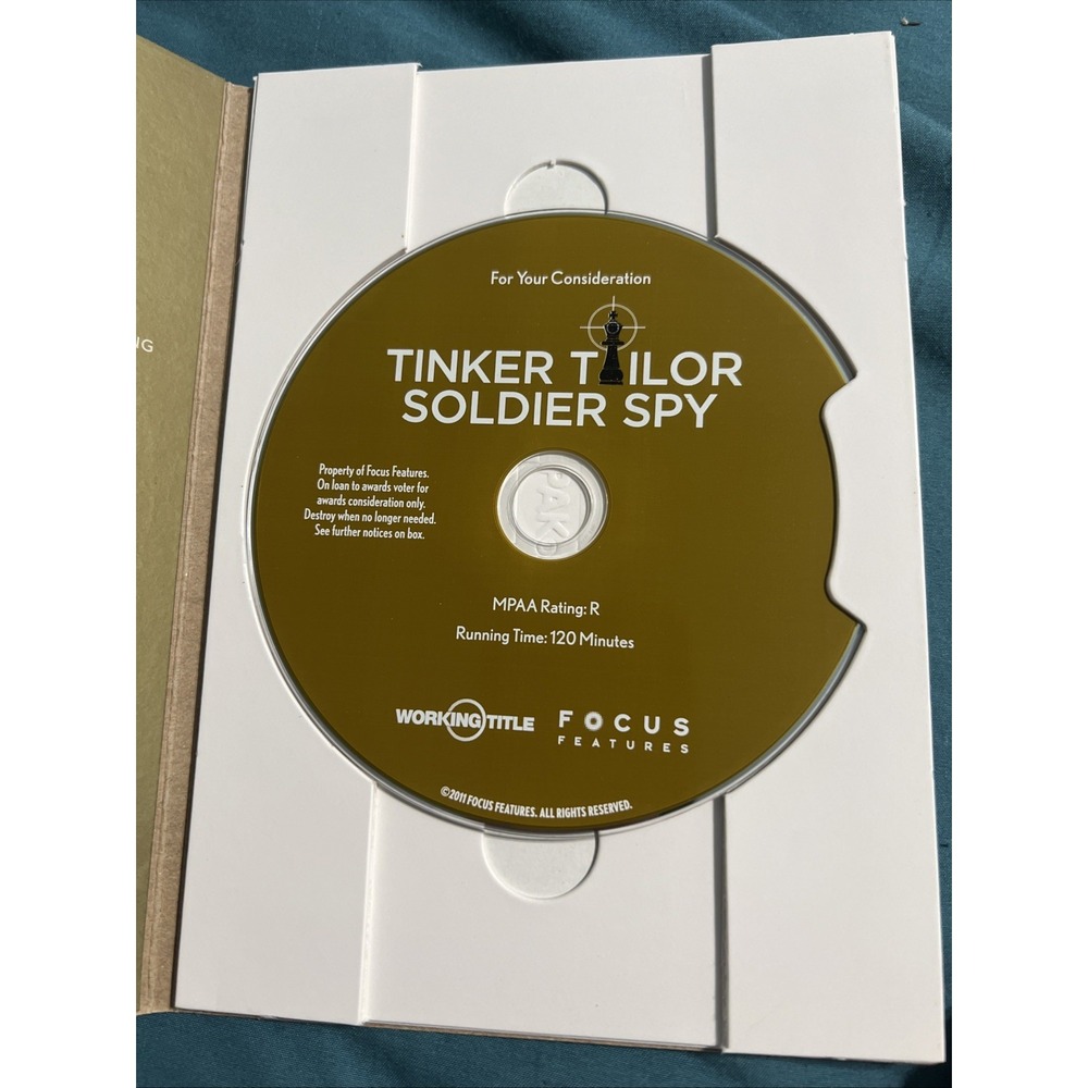 TINKER TAILOR SOLDIER SPY DVD 2011 FYC‎ Rare For Your Consideration - Picture 3 of 5